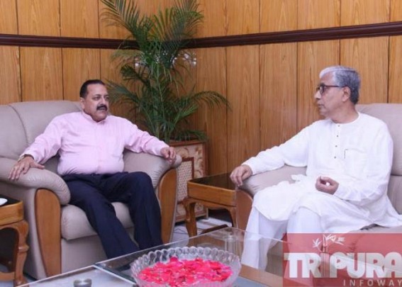 DoNER Minister Dr. Jitendra Singh meets CM  